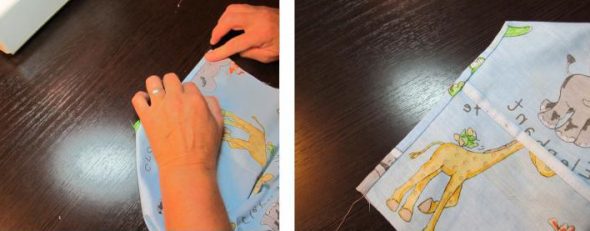 Plier les coupes et balayer