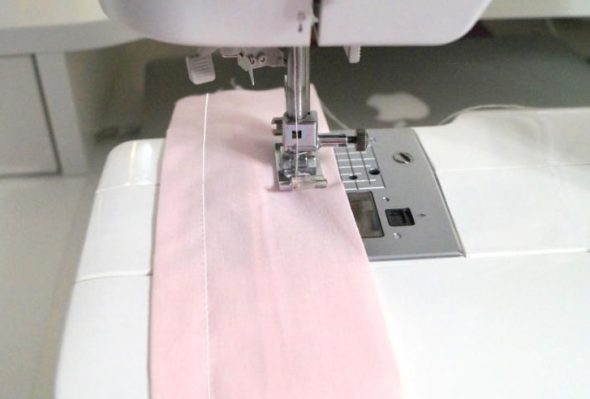 Coudre une bande de tissu