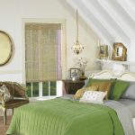 Couleur verte à l'intérieur de la chambre