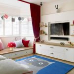 Rideaux bourguignons dans la crèche pour adolescents