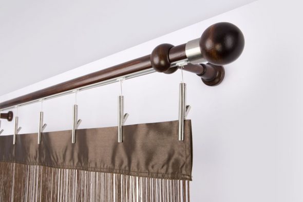 Wooden rod cornice