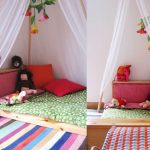 L'aire de repos et de repos des enfants peut même être posée à même le sol.