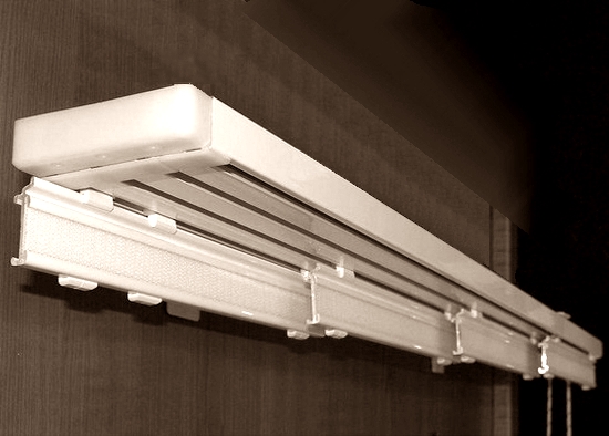 Curtain rod for Japanese curtains