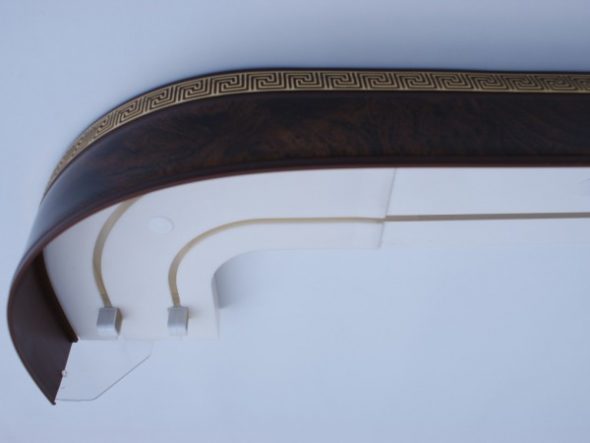 Double row plastic cornice