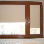 Rideaux cassette en lin beige