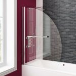 Écran anti-éclaboussures dans la salle de bain