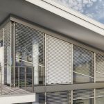 La conception de la façade de la maison avec rashtorami diagonale