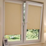 Cortinas de cassete bege