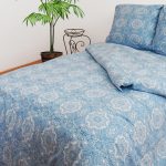 Ensemble de lit bleu pour un lit double