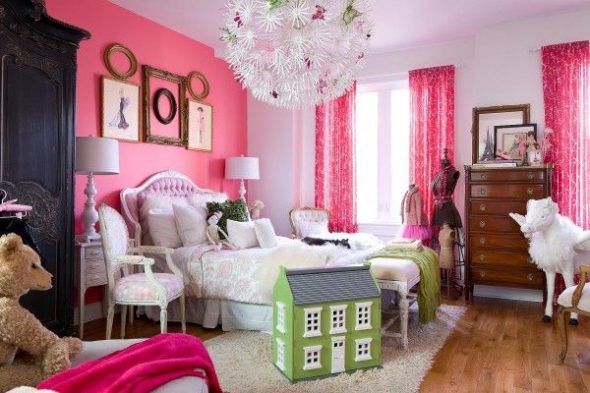 Excès de rose à l'intérieur