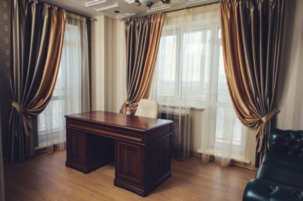 Faire des rideaux bicolores