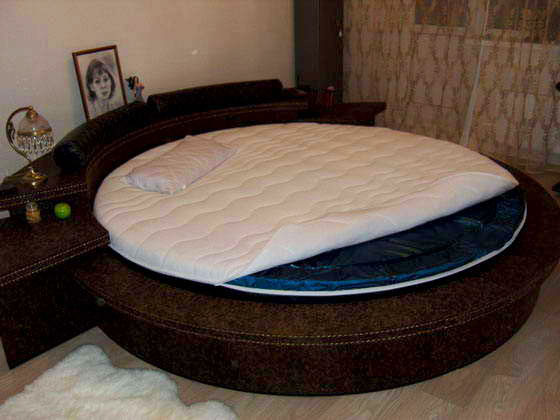 Matelas à eau rond