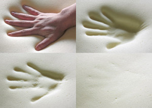 Mousse à mémoire à effet antimicrobien