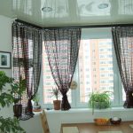 Wall flexible cornice in the interior