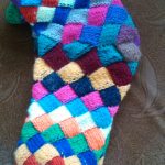 Chaussettes tricotées de leurs propres mains