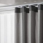 Single-row ceiling cornice for curtains