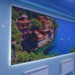 Rideaux de toile larges avec impression photo