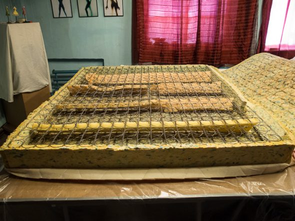 Reconstruction de l'ancien matelas
