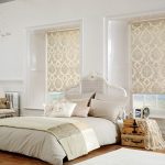 Design de chambre à coucher en blanc