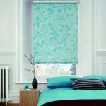 Couleur bleue à l'intérieur de la chambre