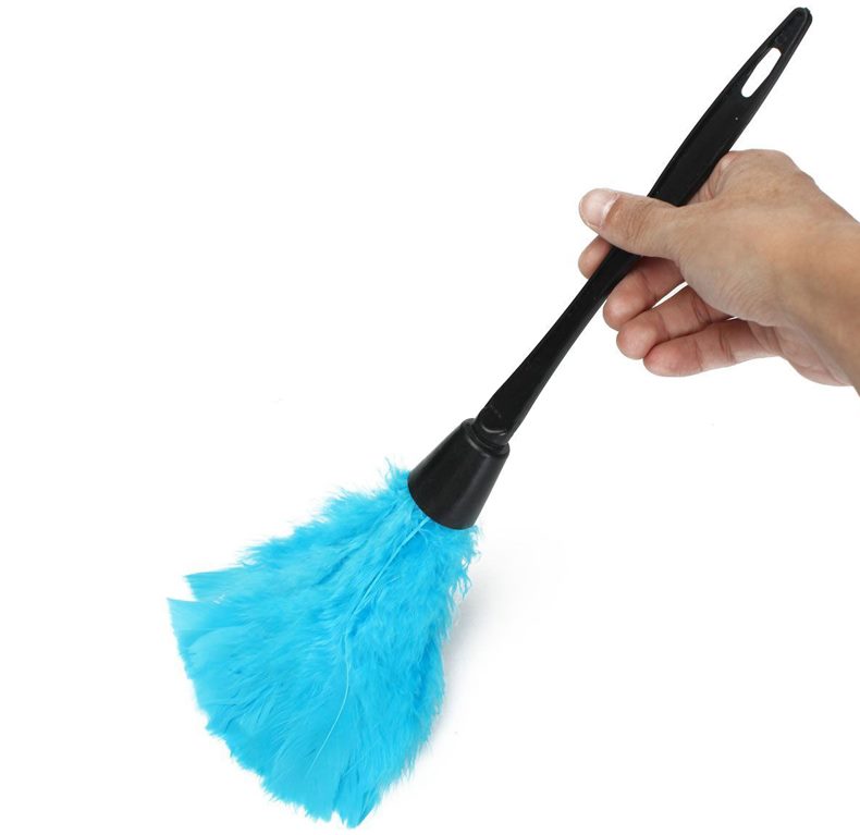 Brosse à poussière statique avec manche noir