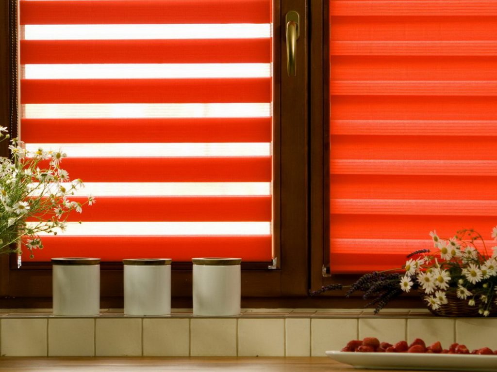 Tende Zebra Rossa