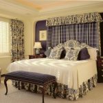 Rideaux avec ornement pour textiles de chambre à coucher