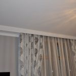 Hidden eaves in the stretch ceiling