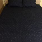Parure de lit bleu marine