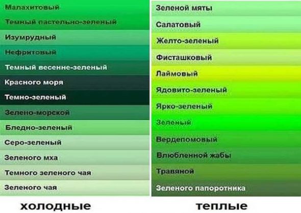 Топли и студени цветове