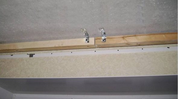 Installation of the mortgage bar