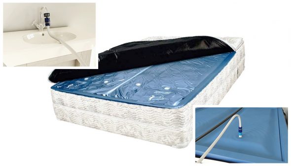 Les matelas à eau nécessitent des soins particuliers.