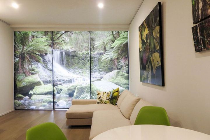 Chute de stores dans le salon