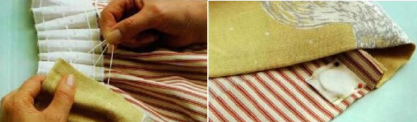 Nous recueillons le tissu