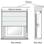 Măsurarea unei deschideri de fereastră pentru perdelele romane