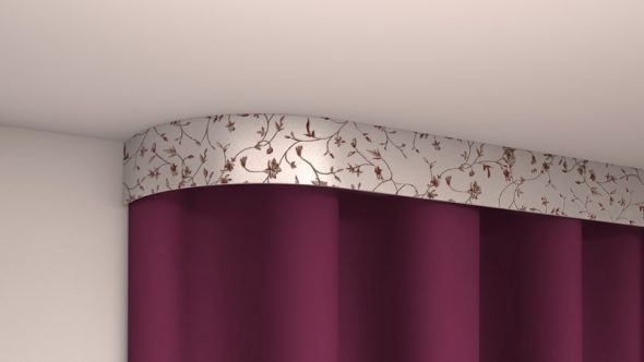Aleros decorativos para cortinas.
