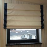 Two-tone curtains for small windows