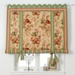 Double-sided Roman blinds on a separate ledge