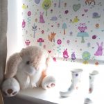 Rideau lumineux avec dessins d'enfants