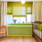 Couleur verte à l'intérieur de la pépinière