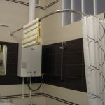 Grondaia a forma di L per tende con fissaggio a parete