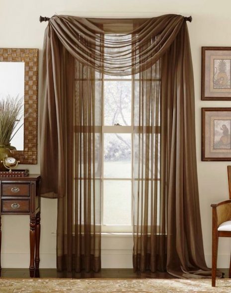 Rideau de fenêtre pour décoration de fenêtre