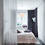Corniche flexible pour séparer la zone à dormir