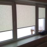 High-quality roller blinds on the triple window