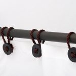 Cannocchiale per una tenda in un bagno