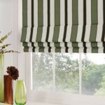 Cascade Roman Striped Curtains