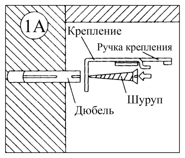 Wall or ceiling fixing