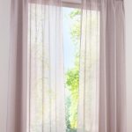 Rideaux droits gris clair