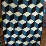 Couvre-lit Patchwork en technologie 3D