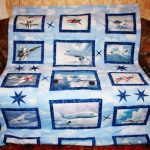 Un patchwork insolite pour un adolescent avec des avions